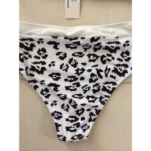 Beachsissi Swimwear Bikini Set Multicolor Print High Waist Swimsuit - Picture 8 of 8